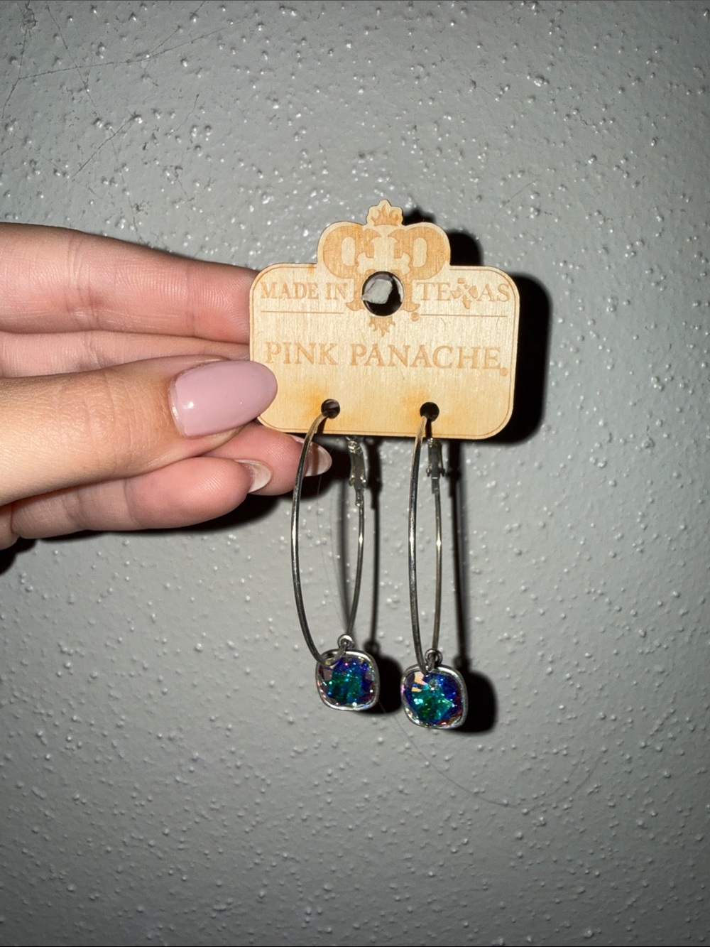 Pink panache earrings